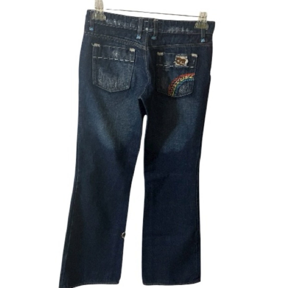 Joes Hendrix Jeans, Flare leg, Cotton, Embroidery, Rainbow, Sz 27x31, Denim​ - Picture 10 of 12
